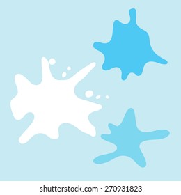 water splash icons great for any use. Vector EPS10.