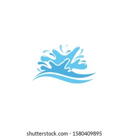 Water splash illustration vector flat design