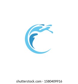 Water splash illustration vector flat design