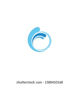 Water splash illustration vector flat design