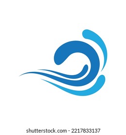 Water splash illustration vector flat design