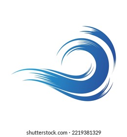 Water splash illustration vector flat design