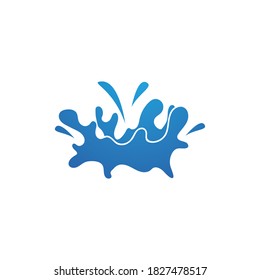 Water Splash ilustration logo vector design