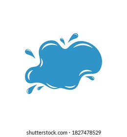 Water Splash ilustration logo vector design