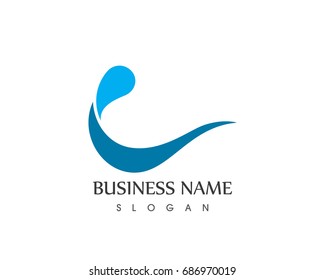 Water Splash Logo Design