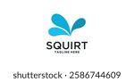 Water splash logo icon vector design 