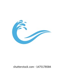 Water splash Logo Template vector