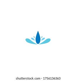 Diseño del icono del vector del logotipo de salpicadura de agua 