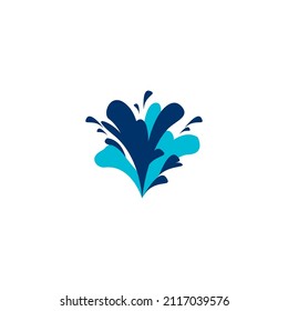 Diseño del icono del vector del logotipo de salpicadura de agua