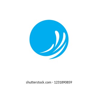 Water Splash logo vector ilustration