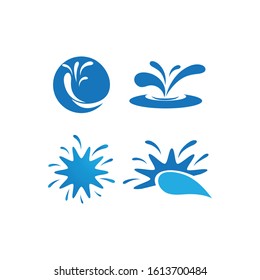 Water Splash logo vector ilustration