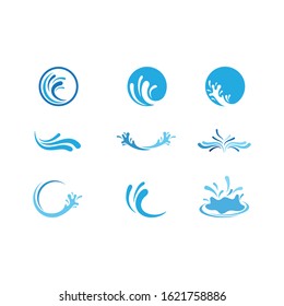 Water Splash logo vector ilustration
