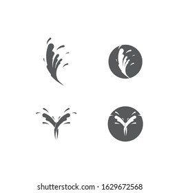  Water Splash logo vector template