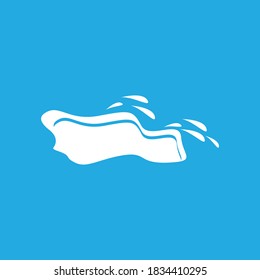 Plantilla vectorial del logotipo de salpicadura de agua