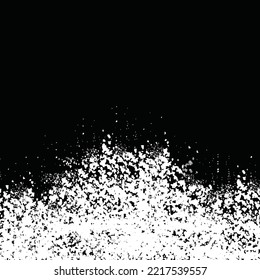 Water Splash on black background. 3d illustration.abstract