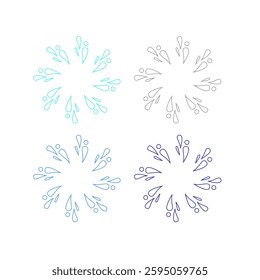 Water Splash Sign Symbol Logo Vector
