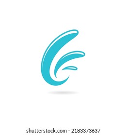 Water Splash symbol and icon Logo Template vector