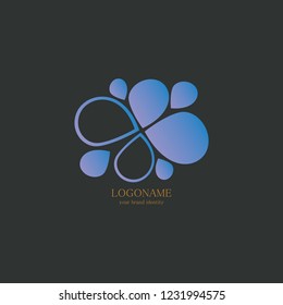 water splash symbol logo