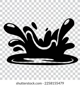 símbolo de salpicadura de agua ilustración de diseño vectorial