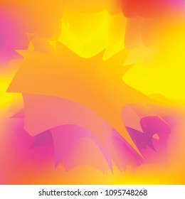 Water splash, top view, vector illustration. Paint like abstract vector background. Expressive abstract watercolor stain with splashes and drops. Watercolor gradient background.