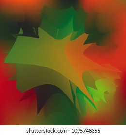 Water splash, top view, vector illustration. Paint like abstract vector background. Expressive abstract watercolor stain with splashes and drops. Watercolor gradient background.
