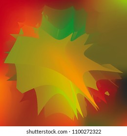 Water splash, top view, vector illustration. Paint like abstract vector background. Expressive abstract watercolor stain with splashes and drops. Watercolor gradient background.