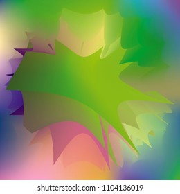 Water splash, top view, vector illustration. Paint like abstract vector background. Expressive abstract watercolor stain with splashes and drops. Watercolor gradient background.