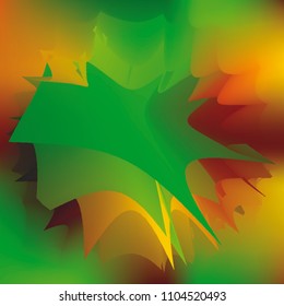 Water splash, top view, vector illustration. Paint like abstract vector background. Expressive abstract watercolor stain with splashes and drops. Watercolor gradient background.