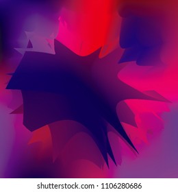 Water splash, top view, vector illustration. Paint like abstract vector background. Expressive abstract watercolor stain with splashes and drops. Watercolor gradient background.