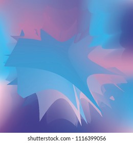 Water splash, top view, vector illustration. Paint like abstract vector background. Expressive abstract watercolor stain with splashes and drops. Watercolor gradient background.