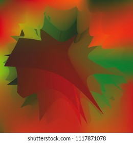 Water splash, top view, vector illustration. Paint like abstract vector background. Expressive abstract watercolor stain with splashes and drops. Watercolor gradient background.