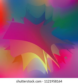 Water splash, top view, vector illustration. Paint like abstract vector background. Expressive abstract watercolor stain with splashes and drops. Watercolor gradient background.