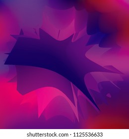 Water splash, top view, vector illustration. Paint like abstract vector background. Expressive abstract watercolor stain with splashes and drops. Watercolor gradient background.