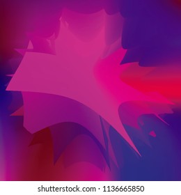 Water splash, top view, vector illustration. Paint like abstract vector background. Expressive abstract watercolor stain with splashes and drops. Watercolor gradient background.
