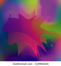 Water splash, top view, vector illustration. Paint like abstract vector background. Expressive abstract watercolor stain with splashes and drops. Watercolor gradient background.