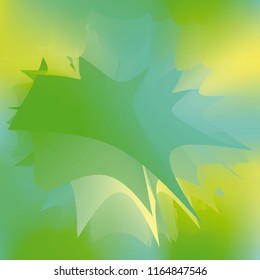 Water splash, top view, vector illustration. Paint like abstract vector background. Expressive abstract watercolor stain with splashes and drops. Watercolor gradient background.