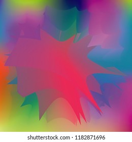 Water splash, top view, vector illustration. Paint like abstract vector background. Expressive abstract watercolor stain with splashes and drops. Watercolor gradient background.