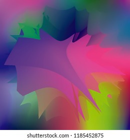 Water splash, top view, vector illustration. Paint like abstract vector background. Expressive abstract watercolor stain with splashes and drops. Watercolor gradient background.