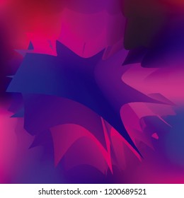 Water splash, top view, vector illustration. Paint like abstract vector background. Expressive abstract watercolor stain with splashes and drops. Watercolor gradient background.