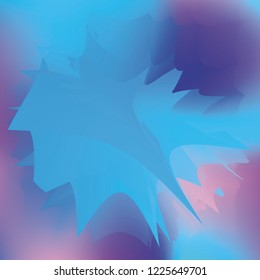 Water splash, top view, vector illustration. Paint like abstract vector background. Expressive abstract watercolor stain with splashes and drops. Watercolor gradient background.