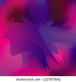 Water splash, top view, vector illustration. Paint like abstract vector background. Expressive abstract watercolor stain with splashes and drops. Watercolor gradient background.