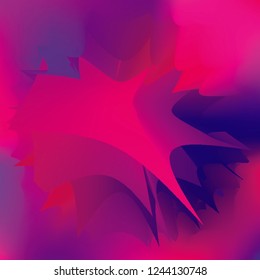 Water splash, top view, vector illustration. Paint like abstract vector background. Expressive abstract watercolor stain with splashes and drops. Watercolor gradient background.