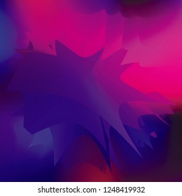 Water splash, top view, vector illustration. Paint like abstract vector background. Expressive abstract watercolor stain with splashes and drops. Watercolor gradient background.