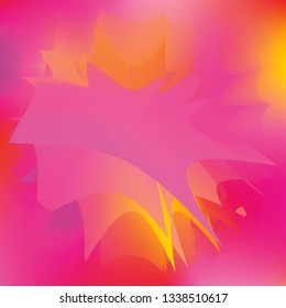 Water splash, top view, vector illustration. Paint like abstract vector background. Expressive abstract watercolor stain with splashes and drops. Watercolor gradient background.