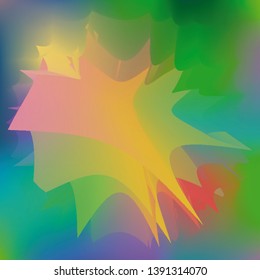 Water splash, top view, vector illustration. Paint like abstract vector background. Expressive abstract watercolor stain with splashes and drops. Watercolor gradient background.