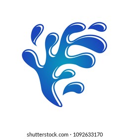 water splash vector