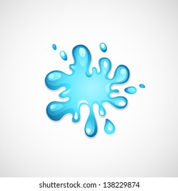 water splash vector