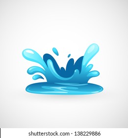 Water Splash Vector