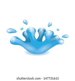water splash. vector eps10