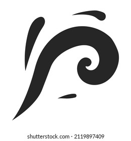 Water splash vector icon.Black vector icon isolated on white background water splash.
